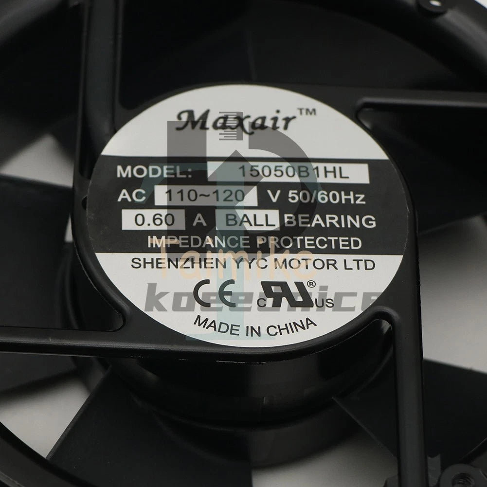 Maxair BT15050B1HL 15050B1HL AC110V-120v 0.60A 172*150*51mm AC Cooling Fan