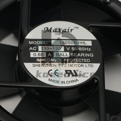Maxair BT15050B1HL 15050B1HL AC110V-120v 0.60A 172*150*51mm AC Cooling Fan