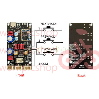 QCC5125 QCC3034 Bluetooth 5.1 lossless decoder board APTX LDAC audiophile grade