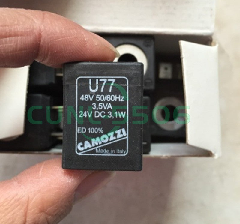 1PC For Camozzi Solenoid Valve Coil U77 24V 48V 50/60Hz 3.1W