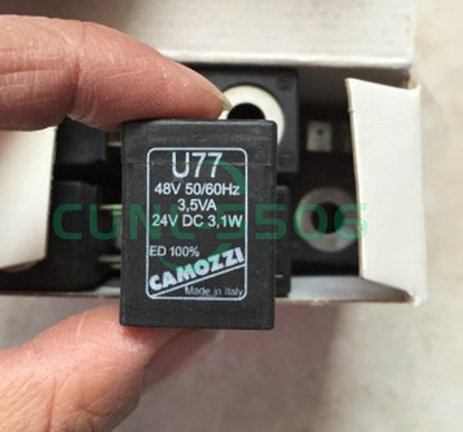 1PC For Camozzi Solenoid Valve Coil U77 24V 48V 50/60Hz 3.1W