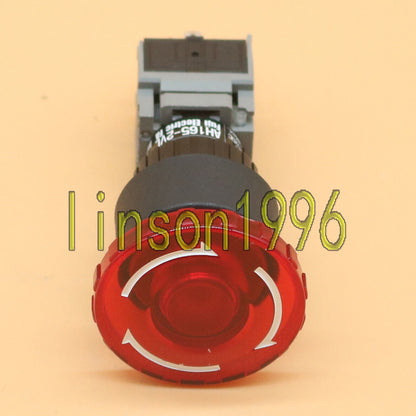 new One Fuji AH165-2VLR11E Emergency Stop Button Switch - FUJI