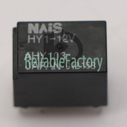 5Pcs HY1-12V AHY103 12VDC Power Relay 6 Pins