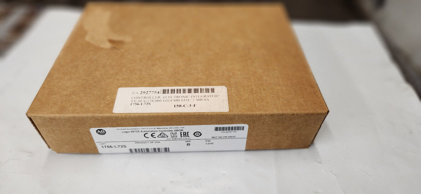 Allen Bradley Logix Automation Controller 4M/2M NEW SEALED - KOEED