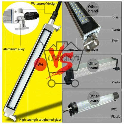 LED Milling CNC Machine Tool Light Working Lamp lathe lamp Workshop AC24~220V
