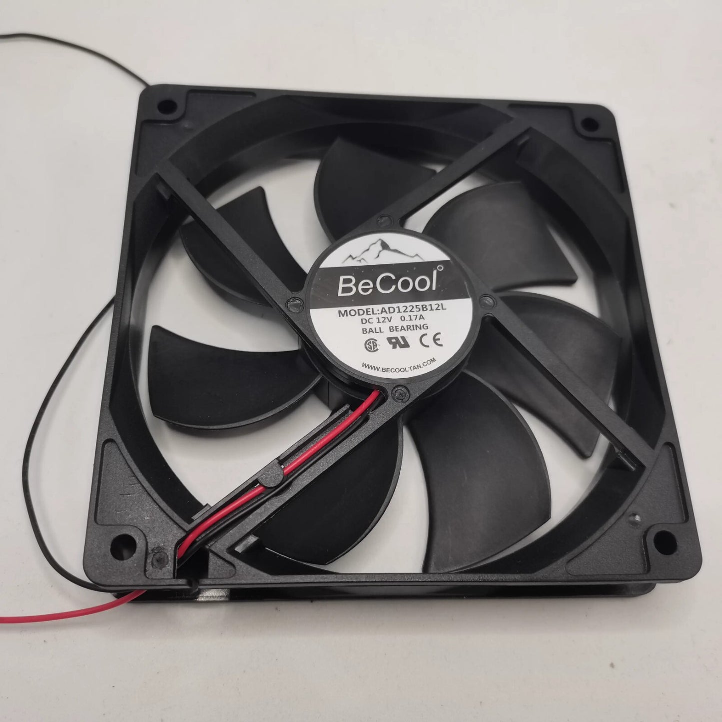 BECOOL AD1225B12L DC12V 0.17A 12025 12CM DC Cooling Fan