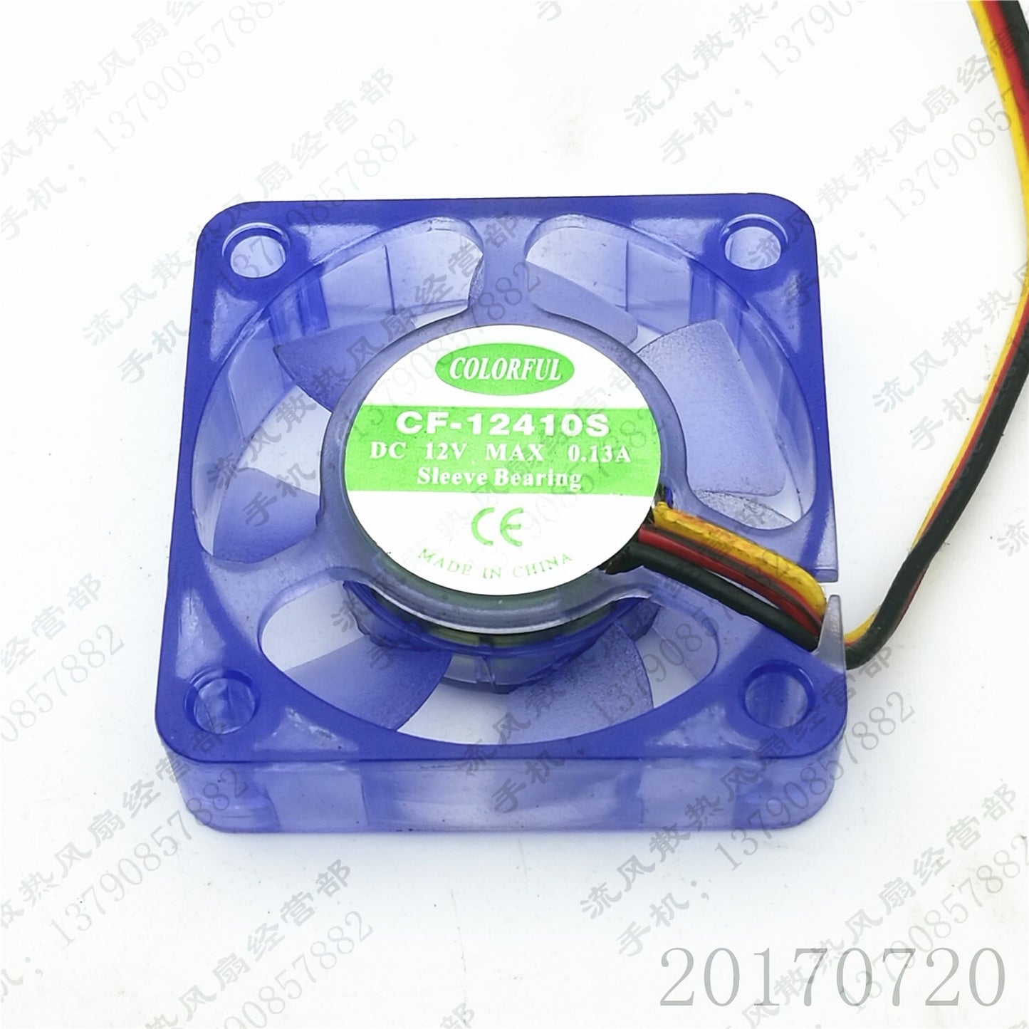 COLORFUL CF-12410S 4010 DC12V 0.13A 4CM 3-Wire Silent Cooling Fan