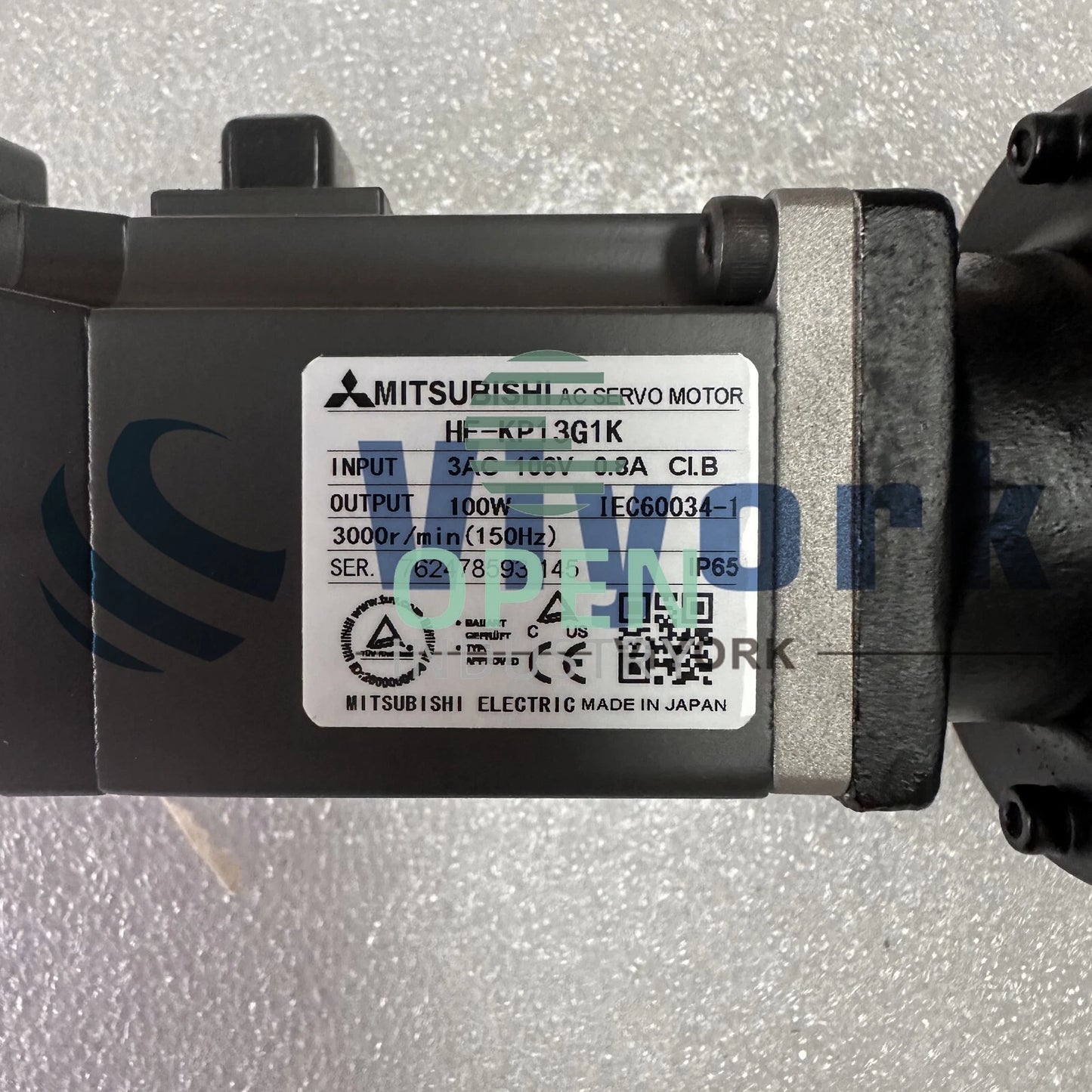 1PCS Mitsubishi HF-KP13G1K AC SERVO MOTOR WITH GEAR RATIO 100W
