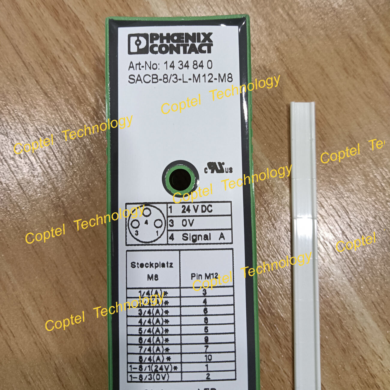 new 1Pcs SACB-8/3-L-M12-M8 1434840 - KOEED