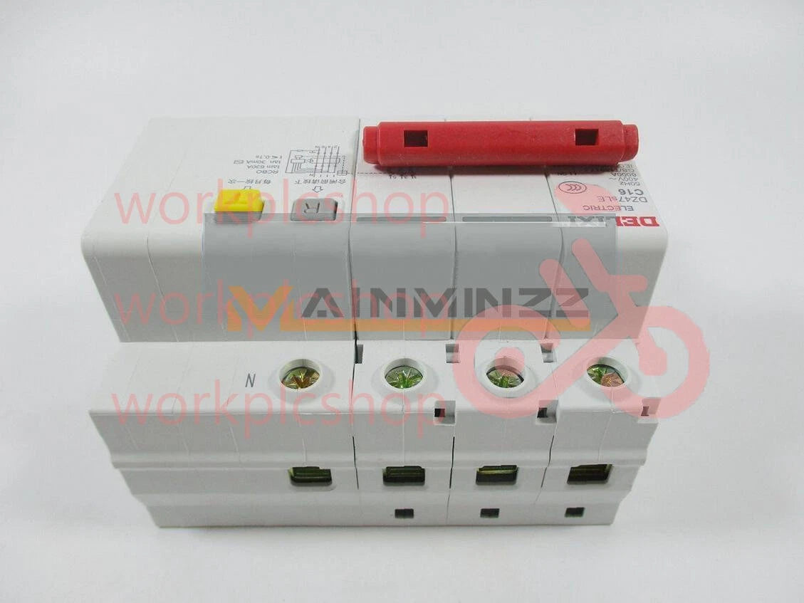 ONE DELIXI Circuit Breaker DZ47sLE 3P+N 16A 20A 25A 40A 50A 63A C16 -C63