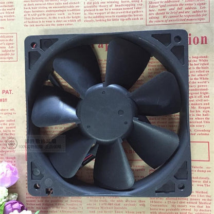 Delta WFB1212HH 12025 DC12V 0.68A 12CM 3-Wire High Airflow Dual Balls Speed Fan