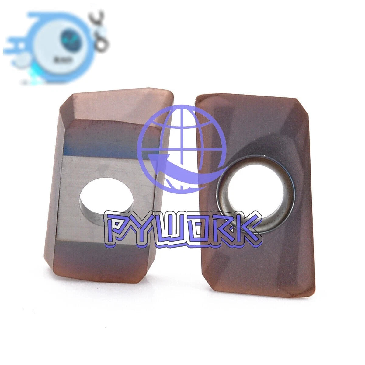 10Pcs For 400R APMT1604PDER-H2 Carbide Inserts APKT1604 25R0.8 Indexable inserts