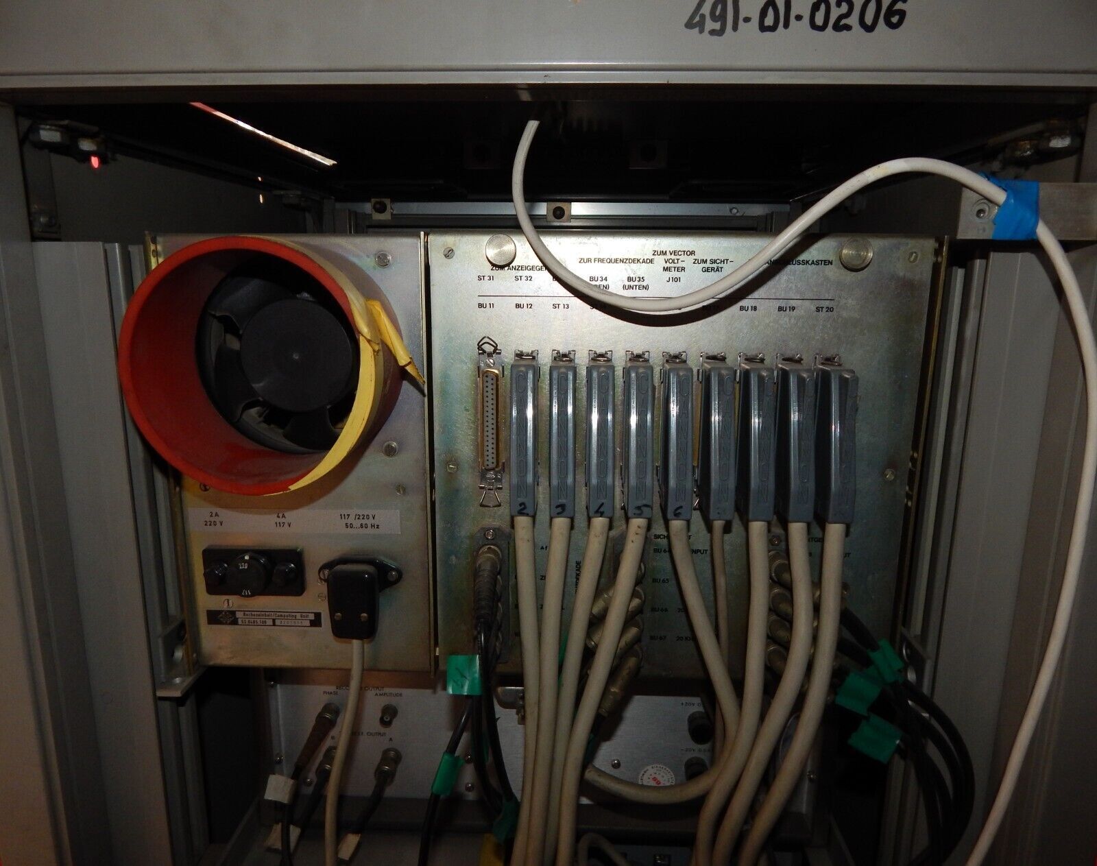 used TELEFUNKEN QMPL 0405 measuring system for quartz crystals computing unit - TELEFUNKEN