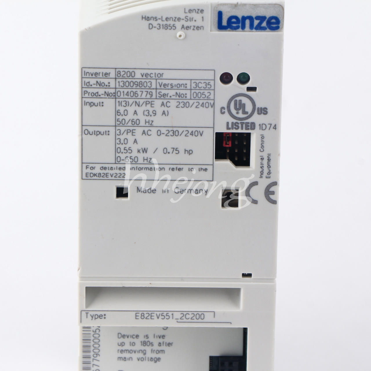 new 1PCS  Lenze Inverter E82EV551_2C200 E82EV551K2C200