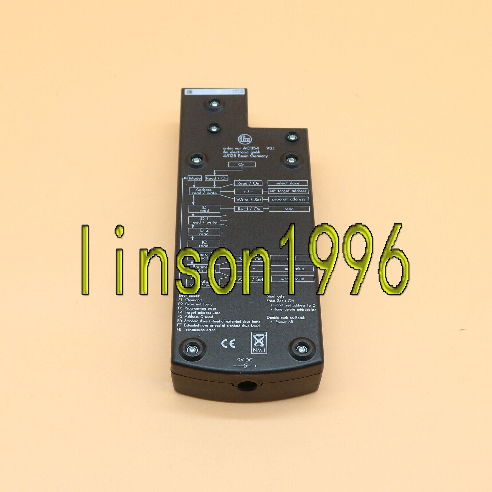 IFM AC1154 Addressing Unit In Box One Year - KOEED