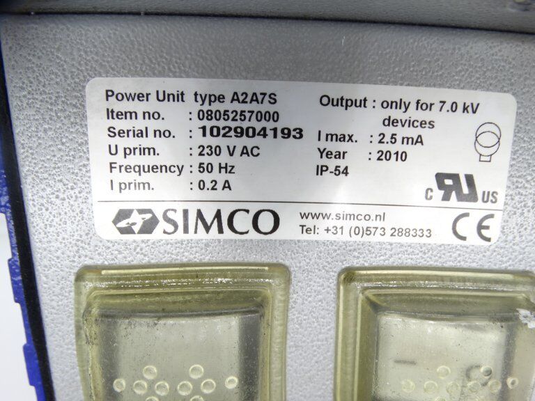 SIMCO A2A7S POWER SUPPLY SIMCO