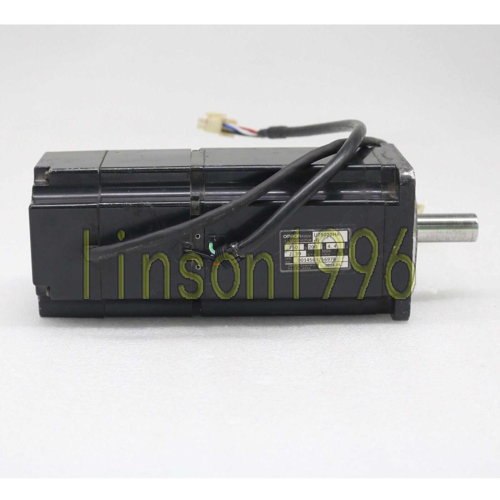 Used Omron AC Servo Motor R88M-U75030HA-B, Fully Tested - OMRON