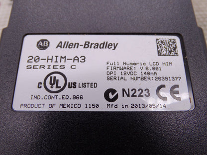 ALLEN BRADLEY 20-HIM-A3 SERIES C HMI | High-Performance Control Panel | Allen Bradley HMI System | Model: 20-HIM-A3 - ALLEN BRADLEY