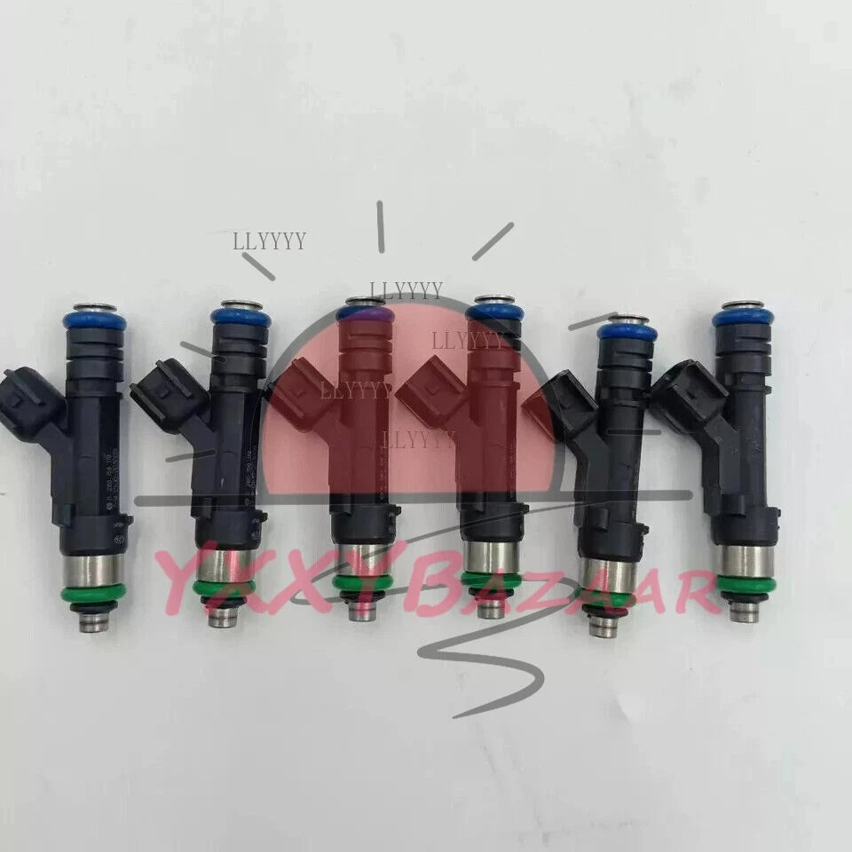 6PCS Fuel Injector 0280158119 Fit for Jeep Wrangler Chrysler 3.3L 3.8L Bosch