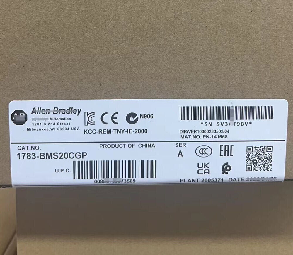Allen Bradley A Stratix 5700 Ethernet Switch 1783-BMS20CGP - A. J. HUFFMAN AND COMPANY, INC.