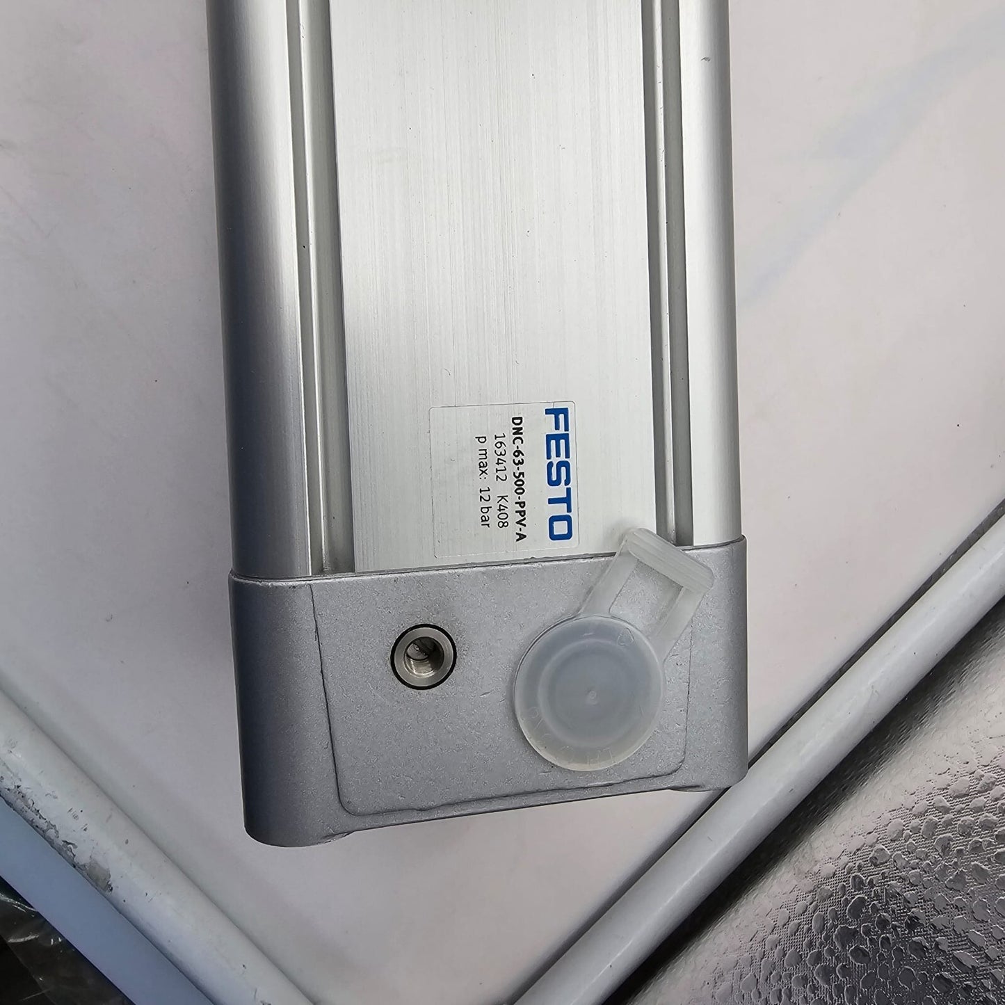 Festo DNC-63-500-PPV-A Pneumatic Cylinder 163412 12 bar 63mm Bore 500mm Stroke