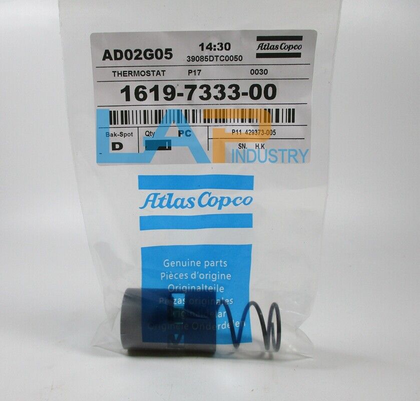 new 1619733300 FIT Atlas Screw Air Compressor Temperature Control Valve 1619-7333-00 Atlas