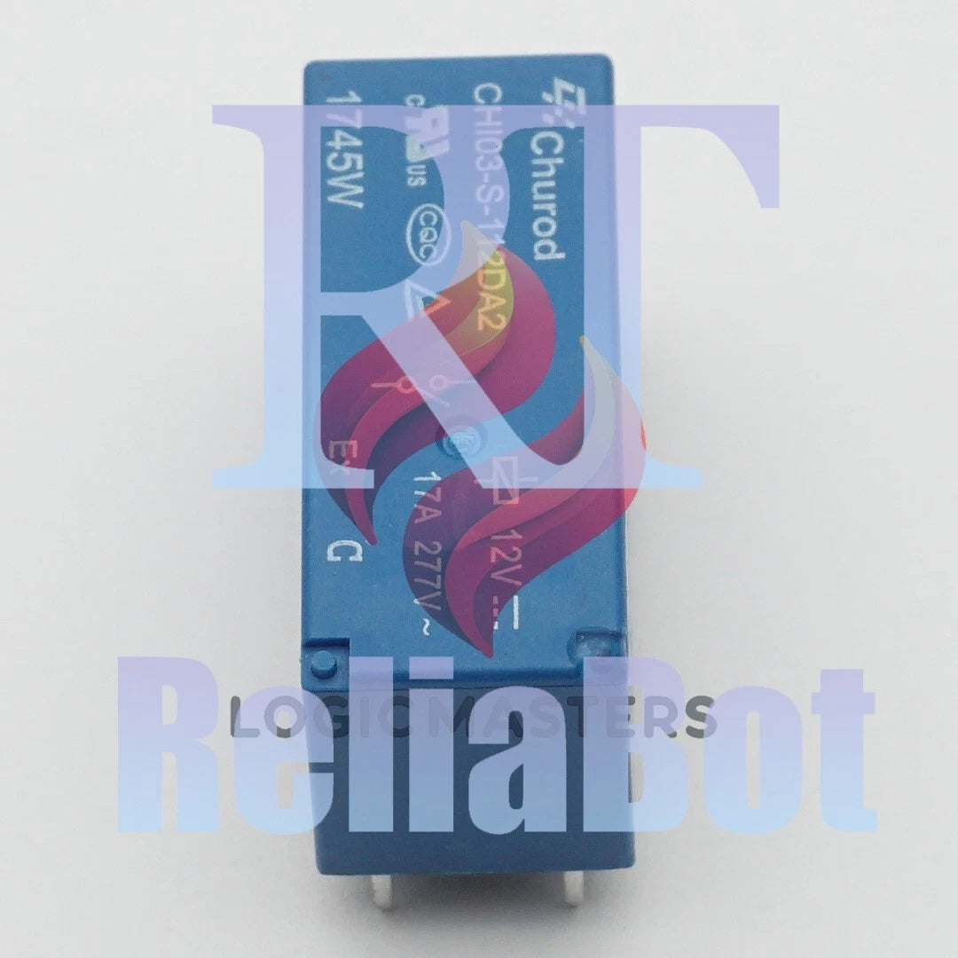 Churod CHI03-S-112DA2 12VDC SPST Power Relay 17A 277VAC 6 Pins 5PCS