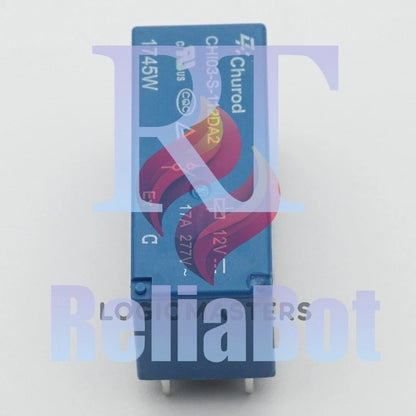Churod CHI03-S-112DA2 12VDC SPST Power Relay 17A 277VAC 6 Pins 5PCS