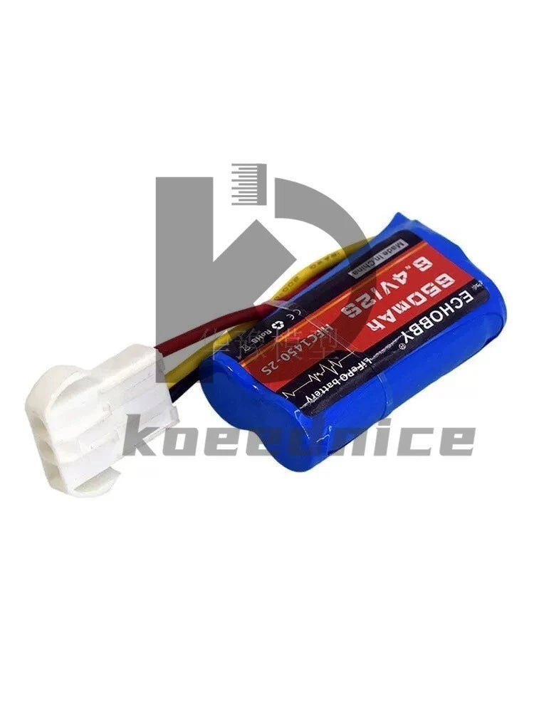 1x for RC Car Speed Boat 6.4V 2S 650mAh LiFePO Battery EL4.5-3P female P-TO-R