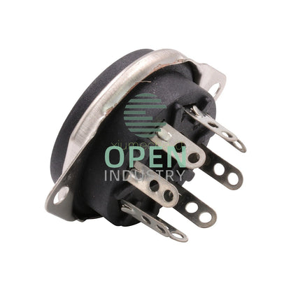 5PCS 8pin Bakelite Octal Valve Tube Socket For EL34 6V6 6L6 KT88 Chassis Mount M