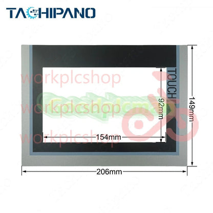 Touch Screen Panel for 6AV2 124-0GC01-0AX0 TP700 with Overlay 6AV2124-0GC01-0AX0
