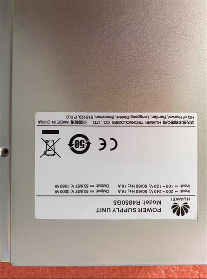 Used Huawei R4850G5 50A 3000W Power Supply Unit - HUAWEI