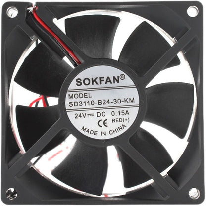 SOKFAN SD3110-B24-30-KM 8025 24V 0.15A 2-wire converter Cooling fan