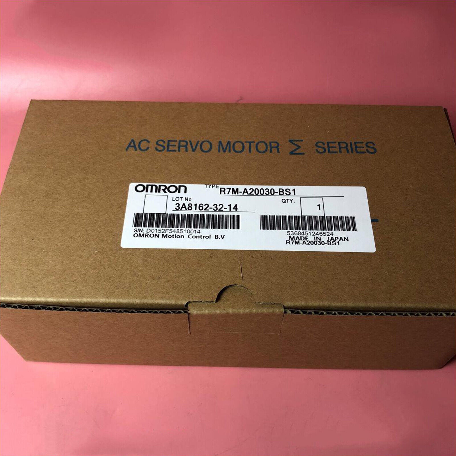 New ONE OMRON SERVO Motor R7M-A20030-BS1 | Reliable Motor Control System | One-Year Warranty - OMRON