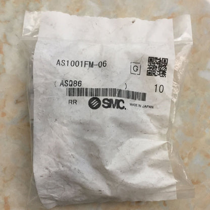 10 Piece Set SMC Throttle valve AS1001FM-06 - SMC