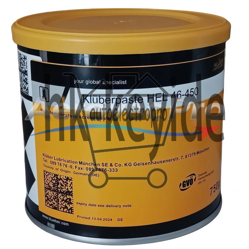 1Pcs KLUBER Lubrication Kluberpaste HEL 46-450 750g ( 26.5 oz) SAFE RELIABLE