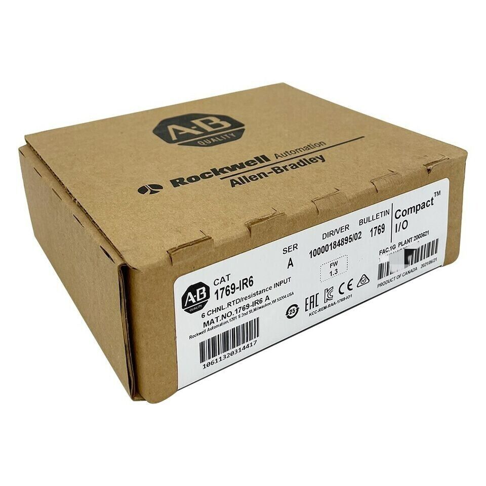 Sealed Allen Bradley 1769IR6 CompactLogix 6 Pt RTD Module - ALLEN BRADLEY