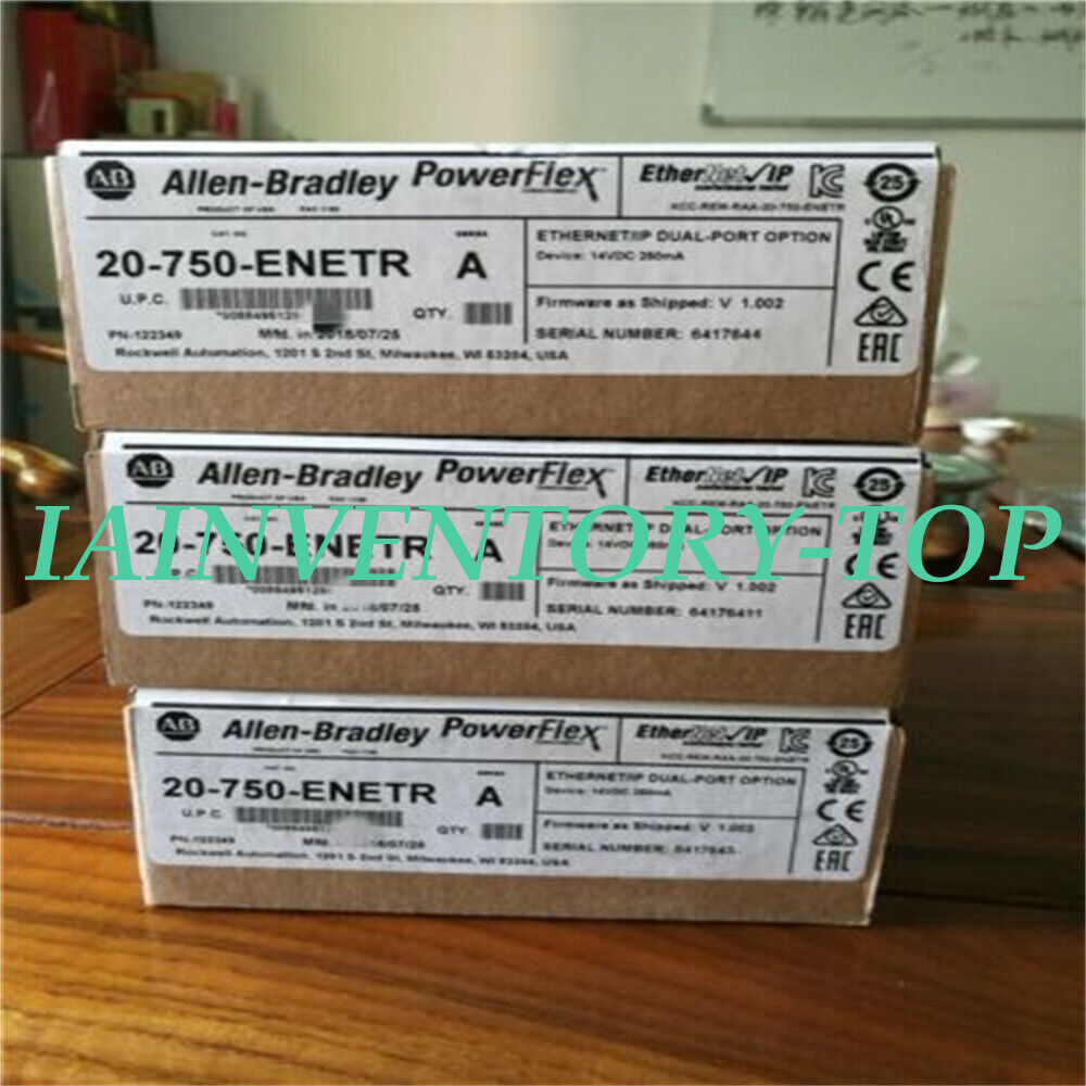 Allen Bradley PF750 Dual-Port Ethernet/IP Module Drives 20-750-ENETR 1PC NEW - ALLEN BRADLEY