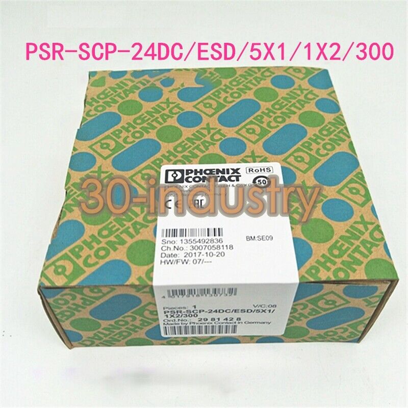 1PCS New Phoenix Contact PSR-SCP-24DC/ESD/5X1/1X2/300 2981428 24V Safety Relay - KOEED