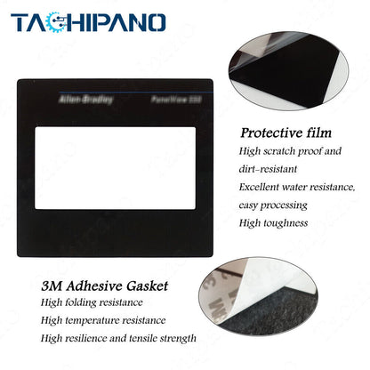 new Touch Panel for 2711-T5A16L1 PanelView Standard 550 Screen with Front Overlay - PANELVIEW