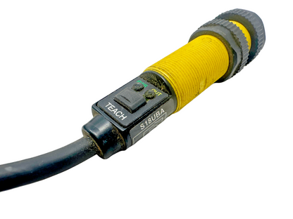used Banner S18UBA Sensor - BANNERSENSORS.COM