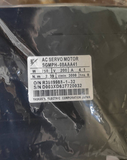 Yaskawa SGMPH-08AAA41 Servo Motor - YASKAWA