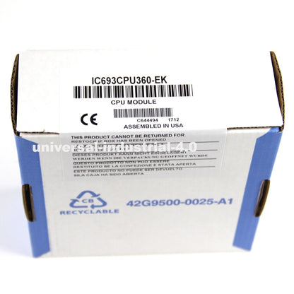 GE FANUC IC693CPU360 CPU Module 240K User Memory - GE