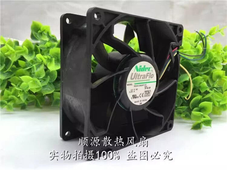 NIDEC V92E12BUA7-07 9038 DC12V 3.24A 9CM 4-Wire PWM Server Cooling Fan