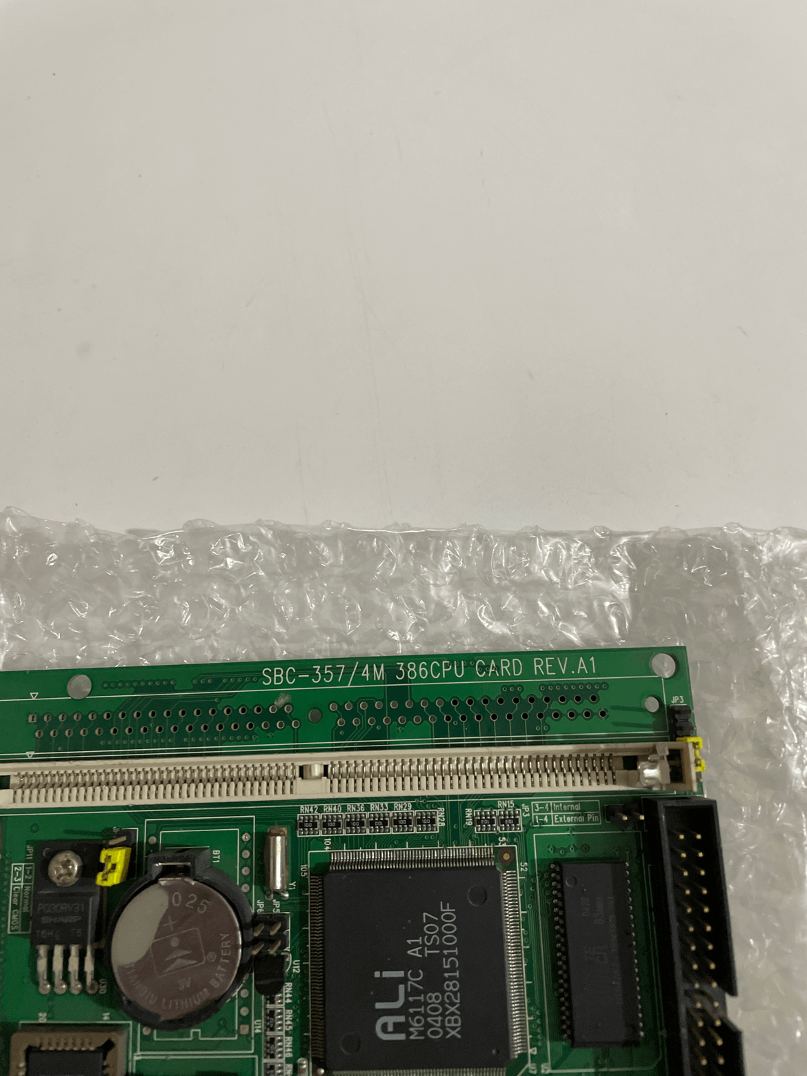 used 1PCS SBC-357/4M 386CPU CARD REV.A1 In Good Condition Fast Ship - OMRON
