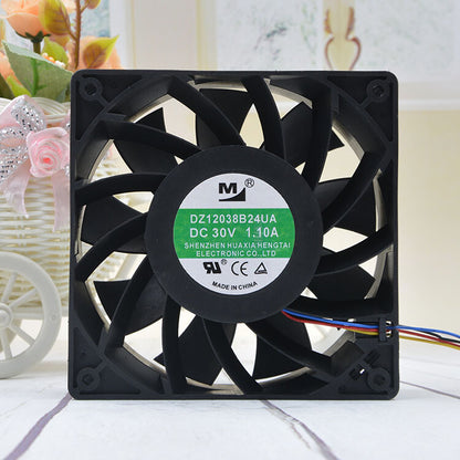1pcs M DZ12038B24UA 30V 1.10A 12038 12CM Inverter Cooling fan