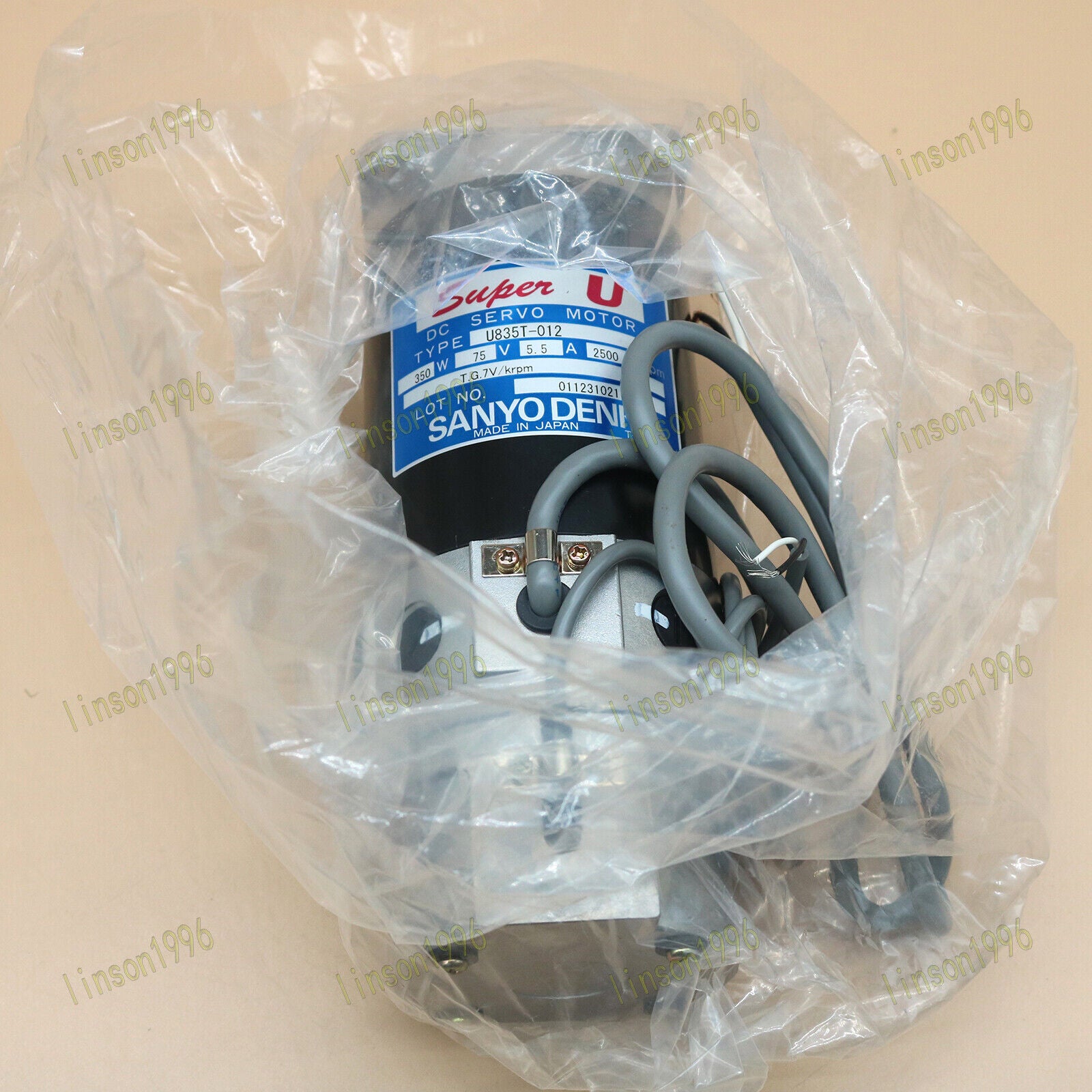 Sanyo Denki Servo Motor U835T-012 - SANYO