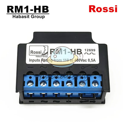 RM1-HB replace Rossi RM1 inputs Rating From 110 to 480Vac 0,5A rectifier