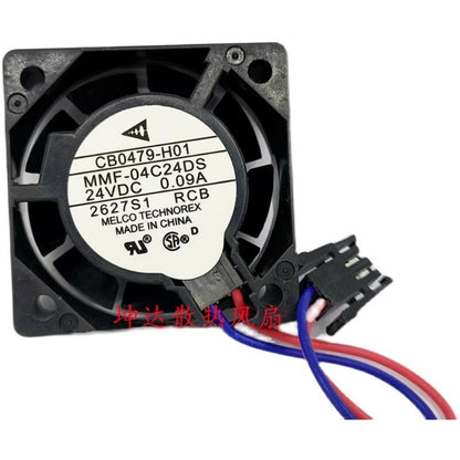 Mitsubishi MMF-04C24DS-RCB 4015 DC24V 0.09A 4CM 2-Pin Cooling Fan