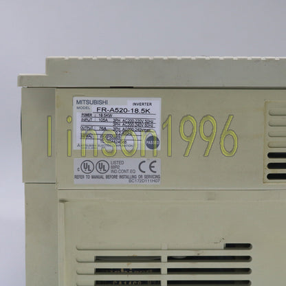 Mitsubishi Inverter FR-A520-18.5K 220V 18.5KW Used Condition Tested - ONE MITSUBISHI